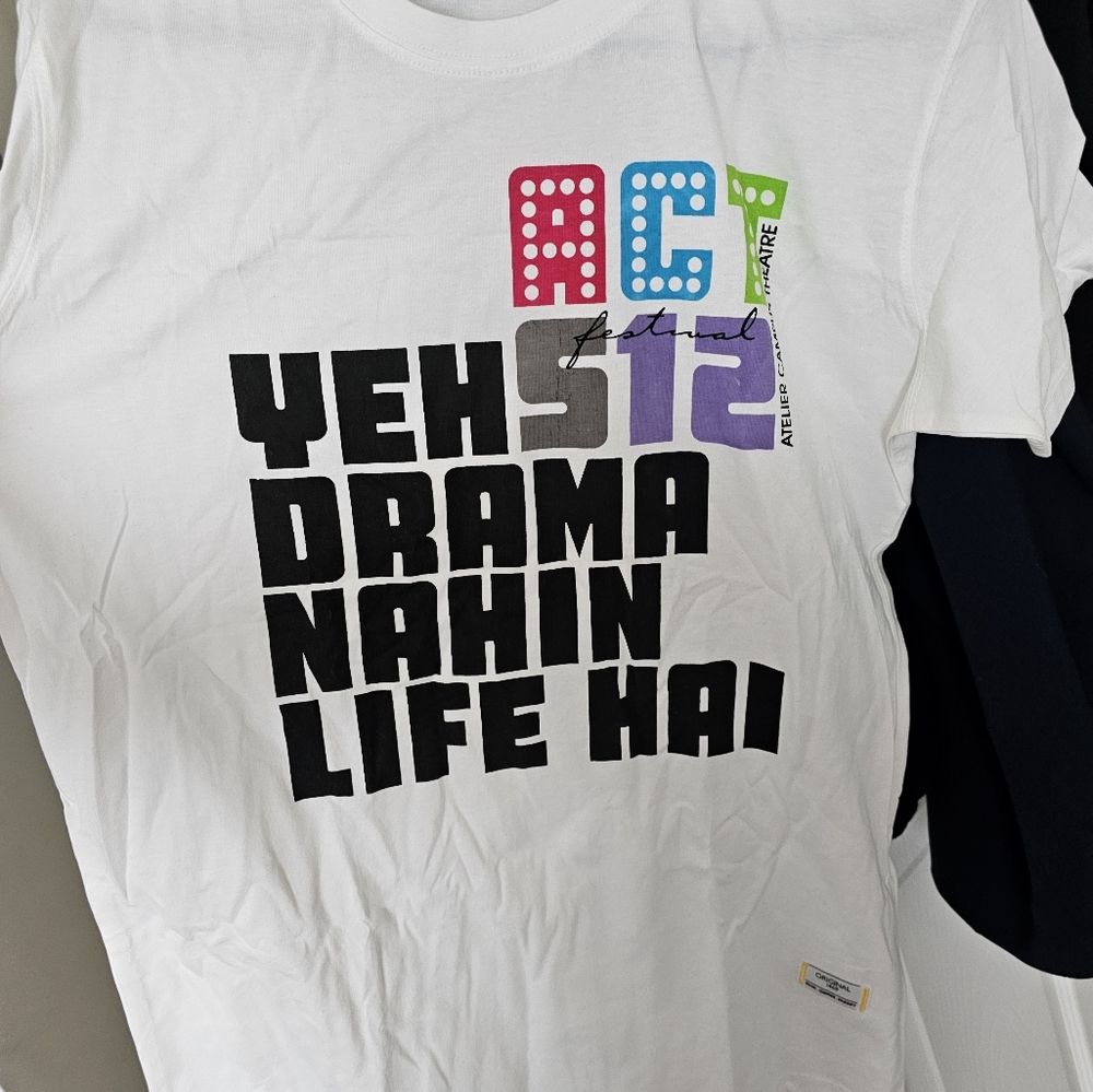 Never used new White colour , 1468 Panjab brand , Medium size T-Shirt ,available